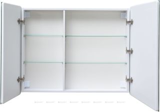 Зеркальный шкаф с подсветкой Aquanet Оптима 341427 100 см